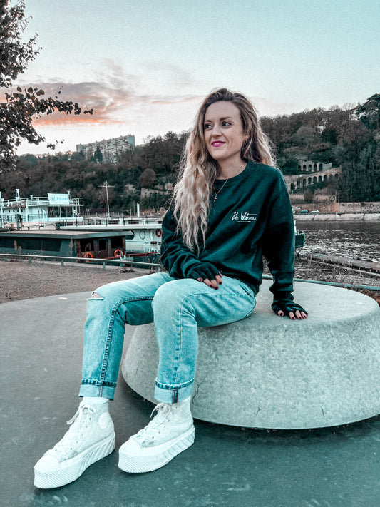 Sweat "Be Witness" brodé