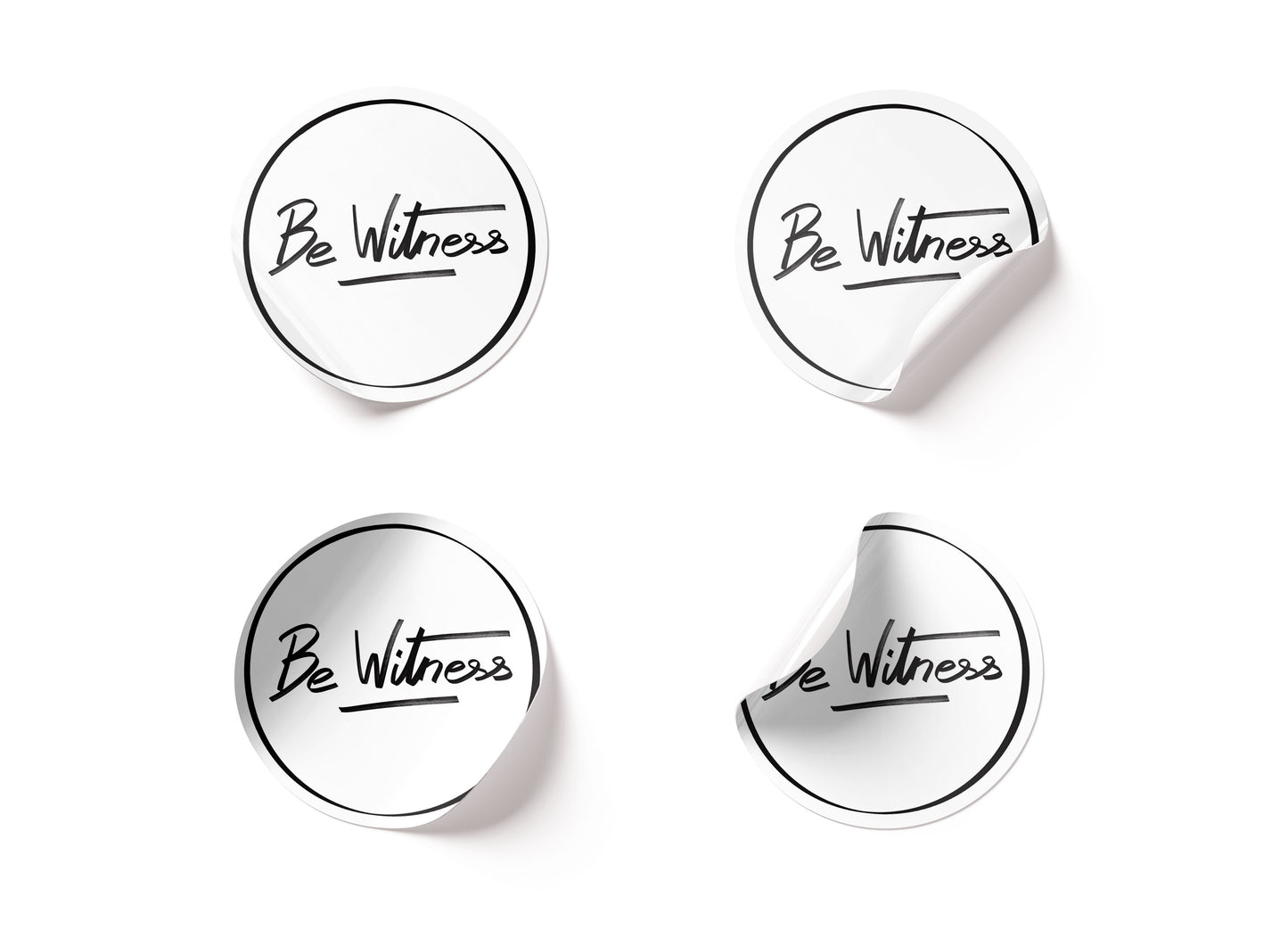 Sticker "Be Witness"