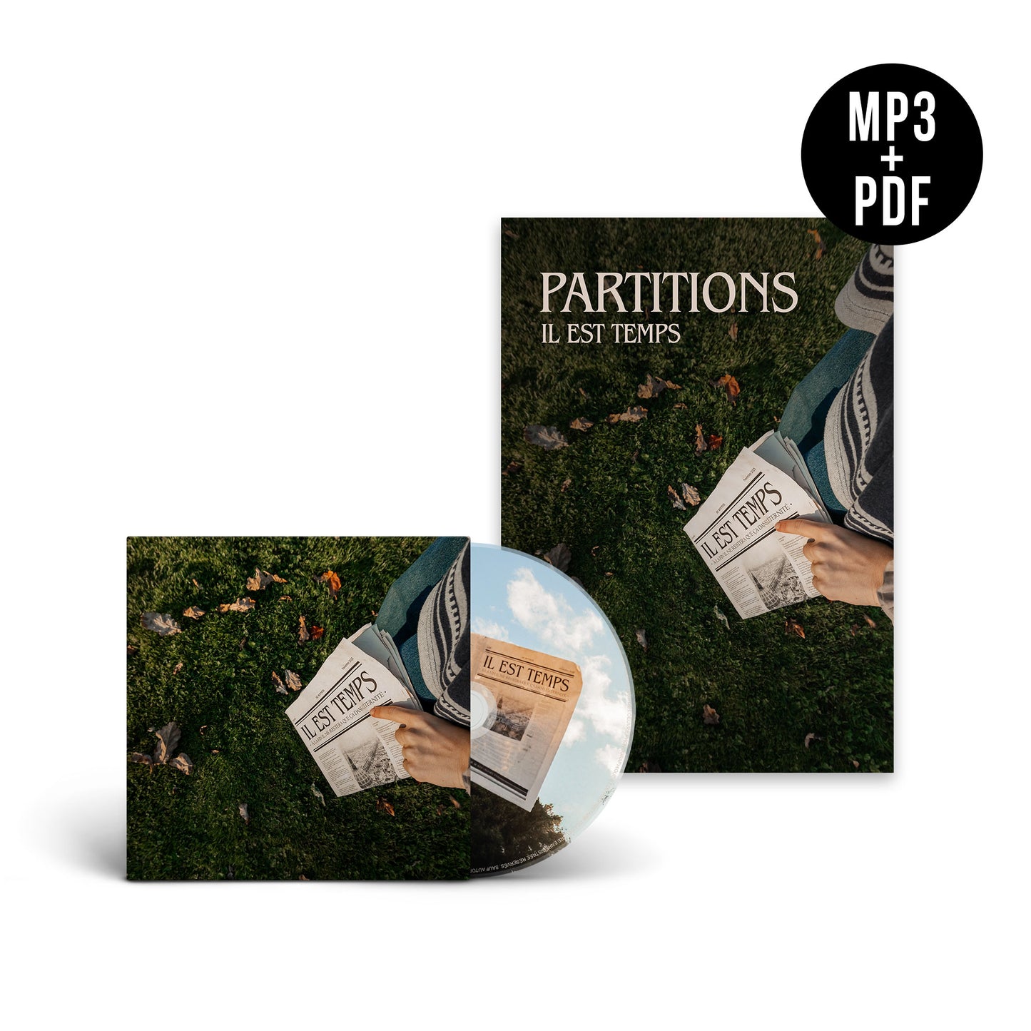 PACK album + partitions "Il est temps" | MP3 + PDF