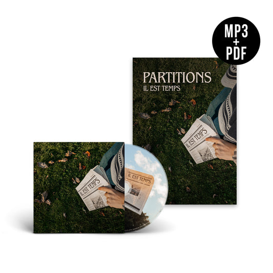 PACK album + partitions "Il est temps" | MP3 + PDF