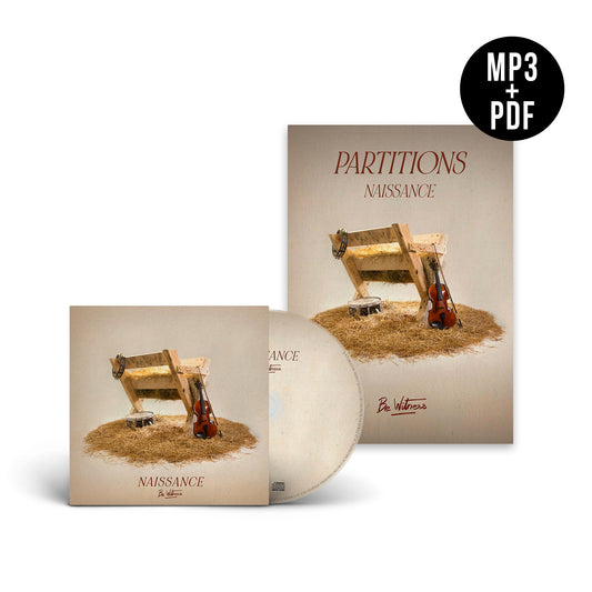 PACK album + partitions "Naissance" | MP3 + PDF