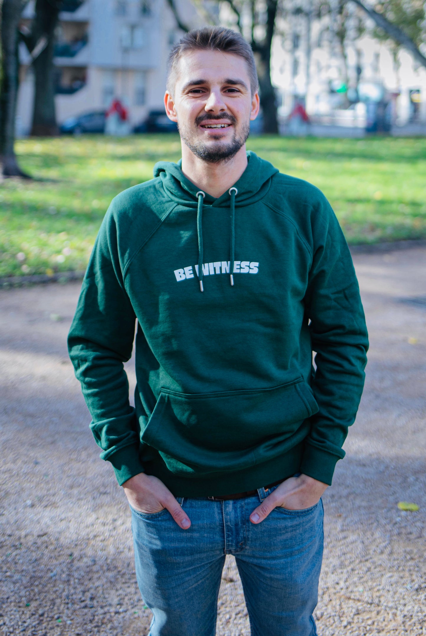 Sweat "N'aie pas peur" coton bio