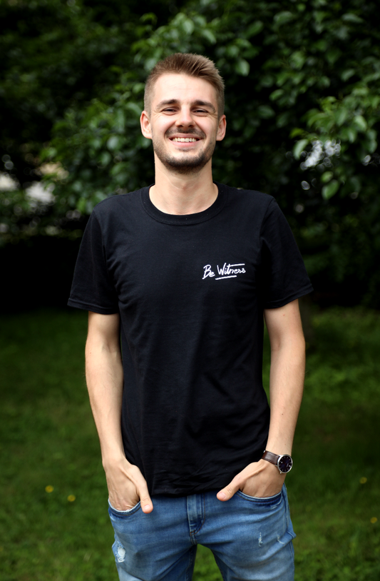 T-Shirt "Be Witness" NOIR