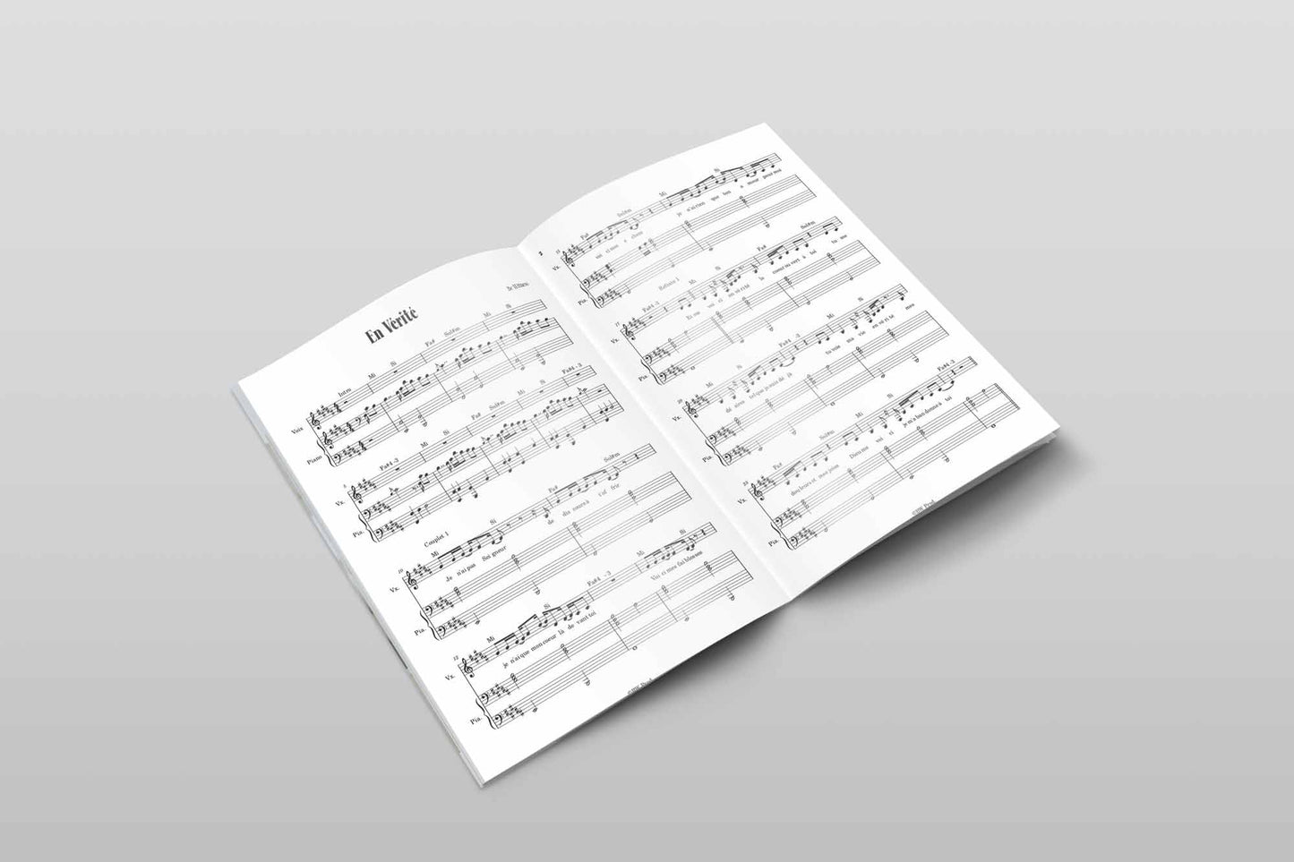 Partitions "Éternité" | LIVRET