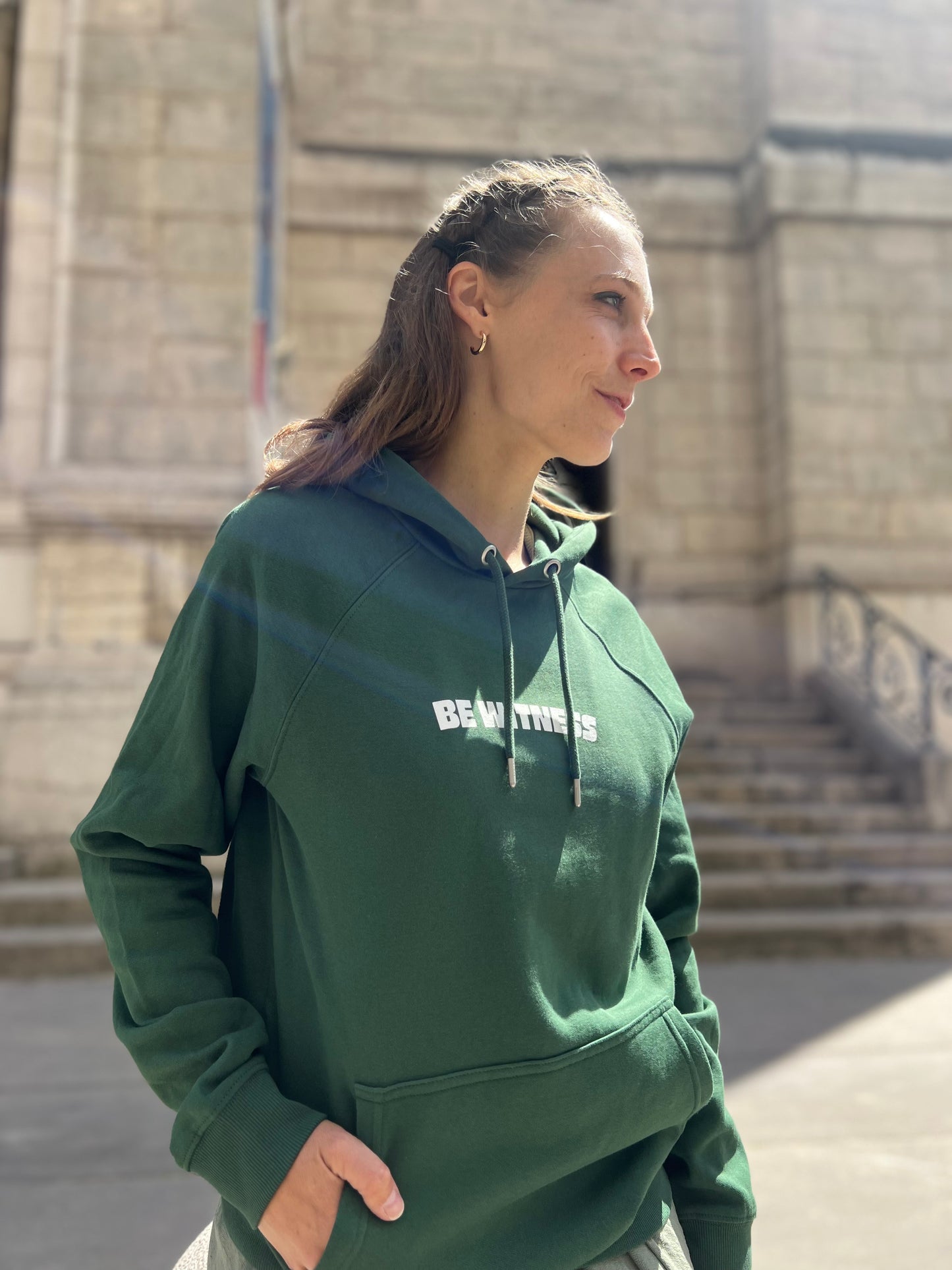 Sweat "N'aie pas peur" coton bio