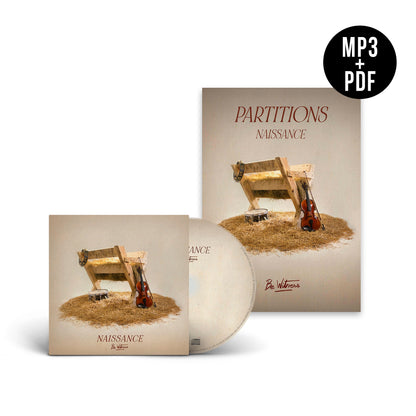 PACK album + partitions "Naissance" | MP3 + PDF