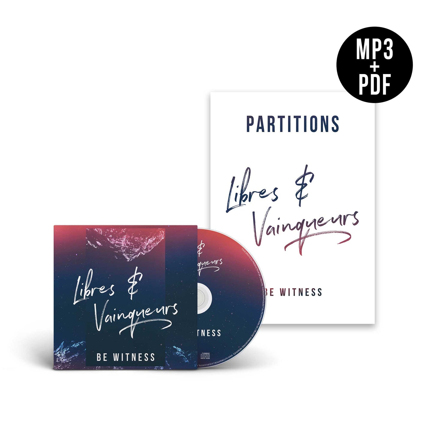 PACK album + partitions "Libres & Vainqueurs" | MP3 + PDF